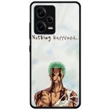 WANNA PROTECT Xiaomi Redmi Note 12 Pro 5G ile Uyumlu, One Piece Zoro Desenli, Kamera Korumalı, Glossy Telefon Kılıfı