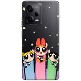 WANNA PROTECT Xiaomi Redmi Note 12 Pro 5G ile Uyumlu Puff Girl Power Desenli Şeffaf Silikon Telefon Kılıfı puffgirlpower_233