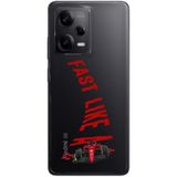 WANNA PROTECT Xiaomi Redmi Note 12 Pro 5G ile Uyumlu Şeffaf Fast Like Desenli Silikon Telefon Kılıfı lansmankilif_233