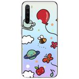 WANNA PROTECT Xiaomi Redmi Note 8 ile Uyumlu Arı Balon Tasarımlı Desenli Şeffaf Silikon Kılıf