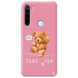 WANNA PROTECT Xiaomi Redmi Note 8 ile Uyumlu Pembe Renkli, Ayıcık Desenli Premium Silikon Telefon Kılıfı ayicik3_183