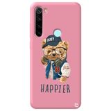 WANNA PROTECT Xiaomi Redmi Note 8 ile Uyumlu Pembe Renkli, Ayıcık Desenli, Premium Silikon Telefon Kılıfı ayicik4_183