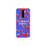 WANNA PROTECT Xiaomi Redmi Note 8 Pro ile Uyumlu Stunning Babes Desenli Silikon Telefon Kılıfı, Kırmızı, İçi Kadife