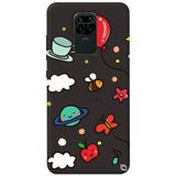 WANNA PROTECT Xiaomi Redmi Note 9 ile Uyumlu Siyah Renkli Arı Balon İçi Kadife Desenli Silikon Telefon Kılıfı aribalonn_184