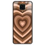 WANNA PROTECT Xiaomi Redmi Note 9 Pro ile Uyumlu Kalpler Premium Desenli Glossy Kılıf, Kahverengi
