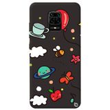 WANNA PROTECT Xiaomi Redmi Note 9s ile Uyumlu Siyah Renkli Arı Balon İçi Kadife Desenli Silikon Telefon Kılıfı aribalonn_186