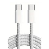 WANNACASE 60W Hızlı Ipad Iphone 15/16 Plus/16/17 Pro Max Uyumlu Hızlı Şarj Kablosu Örgü Usb-c Type-c Pd Kablo