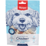 Wanpy 100 gr Oven Roasted Doğal Tavuk ve Morina Balık Sargılı Köpek Ödülü