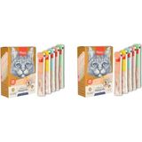 Wanpy 14 gr 25LI Karışık Kedi Sıvı Ödülü 2 Eko Paket Kolay Sindirilebilir Lezzet