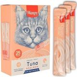 Wanpy 14 gr x 25'li Ton Balıklı Somonlu RA-052-1 Likit Sıvı Kedi Ödülü Kolay Sindirilebilir Özel Formül
