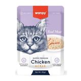 Wanpy 185 gr Pouch Tavuklu Yengeçli Yaş Kedi Maması