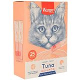 Wanpy 25x14 gr Ton Balık ve Somonlu Likit Creamy Kedi Ödülü