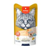 Wanpy 25X14gr Çubuk Karışık Sıvı Kedi Ödül Maması