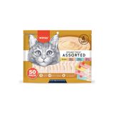 Wanpy 4 Lezzetli Sıvı Kedi Ödül Maması 50 Adet 14 Gr