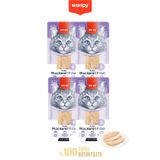 Wanpy 4lü Gerçek Uskumru Fileto Kedi Ödülü 25g x 4 Adet