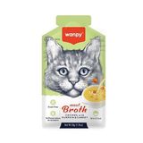 Wanpy 50 gr Kediler için Bal Kabağı ve Havuçlu Tavuk Eti Çorbası