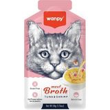 Wanpy 50 gr Kediler İçin Karidesli ve Ton Balığı Eti Tahılsız Ek Besin Çorbası