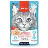 Wanpy 70G Pouch Ton Balık&Karidesli Yaş Kedi Mamas Skt:09/2027