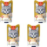 Wanpy 8 Lezzetli Krema Kedi Ödülü 25X14 gr x 4 Adet Sağlıklı Sindirim İçin Kolayca Sindirilir