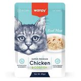 Wanpy 85 gr Super Premium Pouch Tavuklu ve Morina Balıklı Yaş Kedi Maması