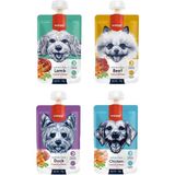 Wanpy 90 Gr. x 4 Taze Köpek Et Ezmesi Yüksek Proteinli Lezzetli ve Sağlıklı Ödül