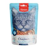 Wanpy Chicken Jerky Codfish Sandwiches Morina Balık - Tavuklu Granül Yetişkin Kedi Ödülü 80 g