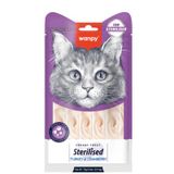 Wanpy Creamy Treat Hindili ve Kızılcıklı Kısırlaştırılmış 14x5 gr Kedi Krema Ödül Maması