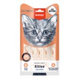 Wanpy Creamy Treat Somonlu 5x14 gr Yavru Kedi Krema Ödül Maması