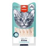 Wanpy Creamy Treat Tavuklu ve Monnalı 5x14 gr Yavru Kedi Krema Ödül Maması