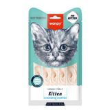 Wanpy Creamy Treat Tavuklu ve Monnalı Yavru Kedi Krema Ödül Maması 14gr (5'li)