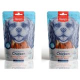 Wanpy Digiworld Oven Roasted Chıcken Jerky Calcıum Bone Wrap Kurutulmuş Tavukklu Köpek Ödül Kemiği 100GR