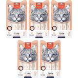 Wanpy Digiworld Ton Balığı&somon Sıvı Kedi Ödül Maması 5X14GR - 5 Paket
