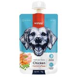 Wanpy Dog Tasty Meat Paste Taze Tavuk Etli Havuçlu 90 gr Köpek Et Ezmesi