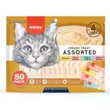 Wanpy Karışık 4 Lezzetli Krema Kedi Ödülü 50X14 Gr Mix