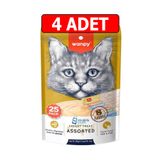 Wanpy Karışık 8 Farklı Lezzet Krema Kedi Ödülü 14 gr * 100 Adet