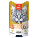 Wanpy Karışık 8 lezzetli Krema Kedi Ödül Maması 25x14gr