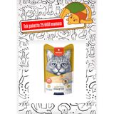 WANPY Karışık Lezzetli Kedi Ödül Maması 14 gr X 25 Adet SK:09.2026