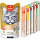 Wanpy Karışık Ra-Mix Likit Sıvı Kedi Ödülü 14 gr x 250 Adet
