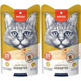 Wanpy Karışık Sıvı Kedi Ödülü 2 Adet x 25 x 14 gr