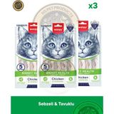 Wanpy Kidney Health Tavuk-Sebze Kedi Krema Ödülü 5X14GR 3lü Set