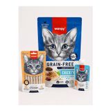 Wanpy Kitten Food 1,5 Kg Tavuklu Kuru Mama+5Li Chicken Krema+Chicken Carrot Kapaklı Ezme Hediye