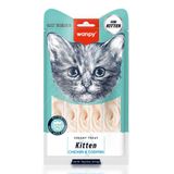 Wanpy Kitten Tavuklu ve Morinalı Yavru Kedi Krema Ödülü 5x14 Gr