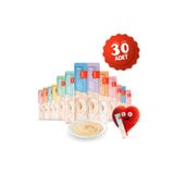 Wanpy Krema Kedi Ödül Maması 14gr (30 Adet) (Karışık Çeşitli)