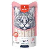 Wanpy Krema Kedi Ödülü 25x14 gr Ton&Karides Lezzeti ile Eğlenceli Besleme - 25X 14 gr