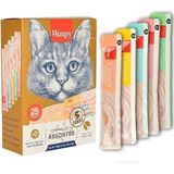 Wanpy Krema Sıvı Kedi Ödül Maması Karışık Lezzetler 14 Gr x 5 Adet Yüksek Proteinli