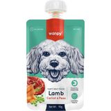 Wanpy Kuzu Etli ve Havuçlu Ezme Köpek Ödülü 90 g Sağlıklı ve Lezzetli İçerik ile Enerji Desteği