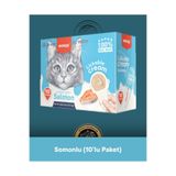 Wanpy Lickable Cream Somonlu Kedi Ödül Maması 10x16 gr