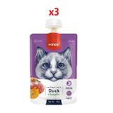 Wanpy Ördekli ve Balkabaklı 3x90 gr Kedi Ödül Maması