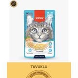 Wanpy Pouch Tavuk Yetişkin Kedi Yaş Maması 70 gr