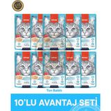 Wanpy Pouch Ton Balık Yetişkin Kedi Yaş Maması Seti 10x70 gr - 10X70GR